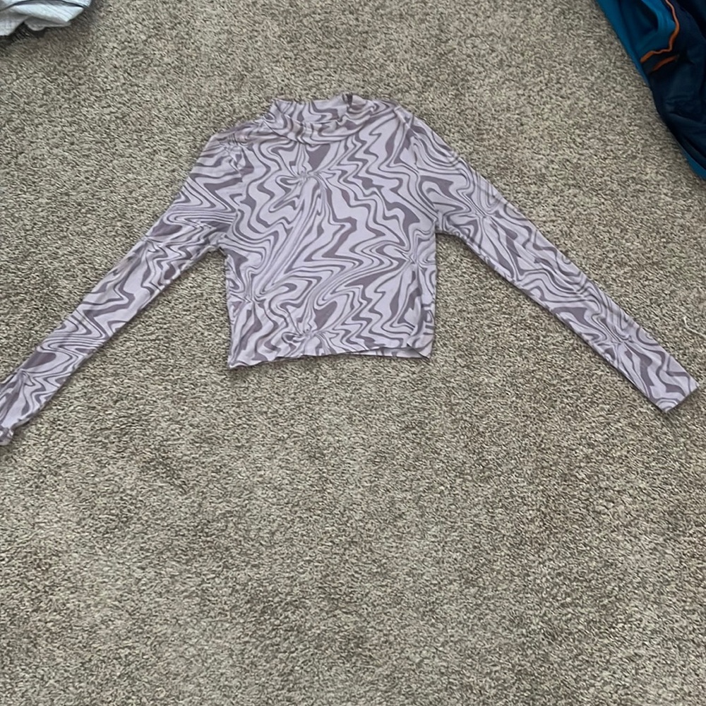 Pacsun Pac Cares purple long sleeve top